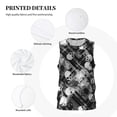 thumbnail image 3 of Sikiie Seamless Pattern With Skulls Basketball Jersey Reversible Men's Mesh Athletic Sports Shirts Training Practice S-4XLSmall, 3 of 6
