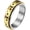 Gold Silver, variant on Stainless Steel Spinner Ring Luminous Glow Moon and Star Fidget Stress Relief Anxiety Rings for Women Men Size 4-12