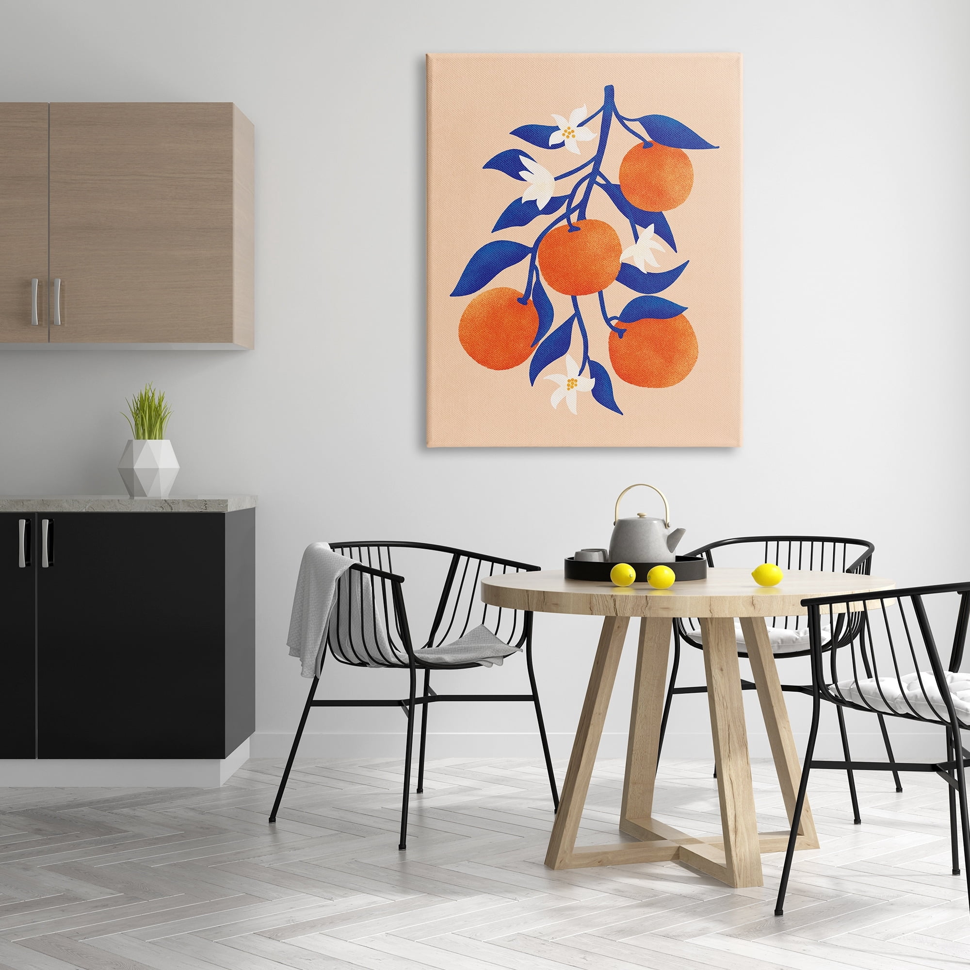 Stupell Orange Tree Citrus Blossoms Food & Beverage Painting Gallery Wrapped Canvas Print Wall Art