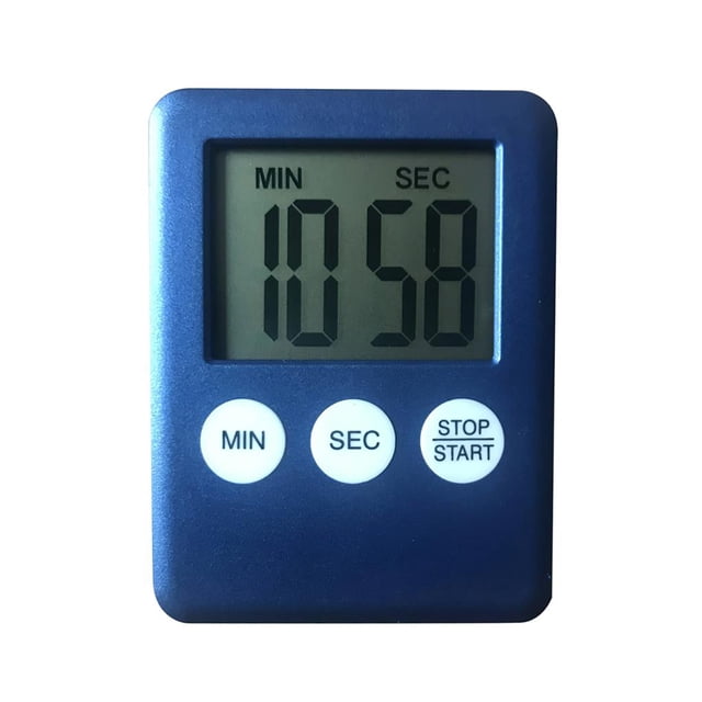 Reloj Temporizador Digital Recordatorio De Tiempo Eléctrico Cuenta Regresiva Cronómetro De Cocina Regresión Con Accesorios Magnéticos Pantalla Lcd Interruptor De Botón Para Estudio Oficina Cocina Guardurnaity HA025848-03