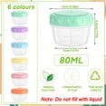 thumbnail image 2 of AOWOO 18 Pack 2.7 Oz Salad Dressing Container To Go with Lids, Plastic Reusable Condiment Cups Containers, Dishwasher and Microwave Safe Tiny Sauce Containers, 2 of 7