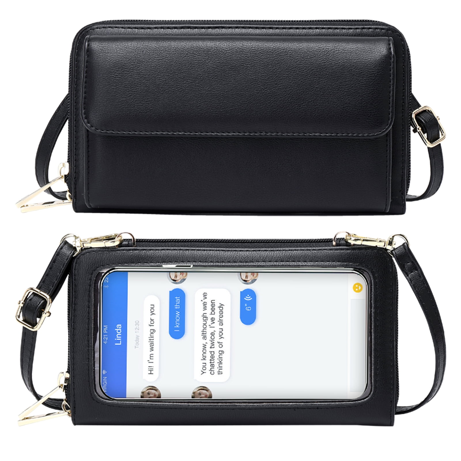 Cell Phone Case iPhone Bag Smartphone Bag Bags & Purses Handbags Wristlets Mobile Phone Wristlet Messages Multi-Purpose Pouch 