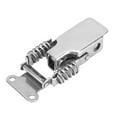 thumbnail image 3 of 2Pcs Spring Latch Catch Lock Iron Nickel Plated/Stainless Steel 201 Hasp Buckle Fastener Hardware Fitting2Pcs Stainless Steel 201, 3 of 8