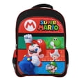 thumbnail image 1 of Super Mario Bros. Logo Characters 16" Kids Backpack, 1 of 7