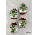 thumbnail image 5 of Holiday Time Dia 65mm Vilge Flower Glass Ornament, 5 of 5