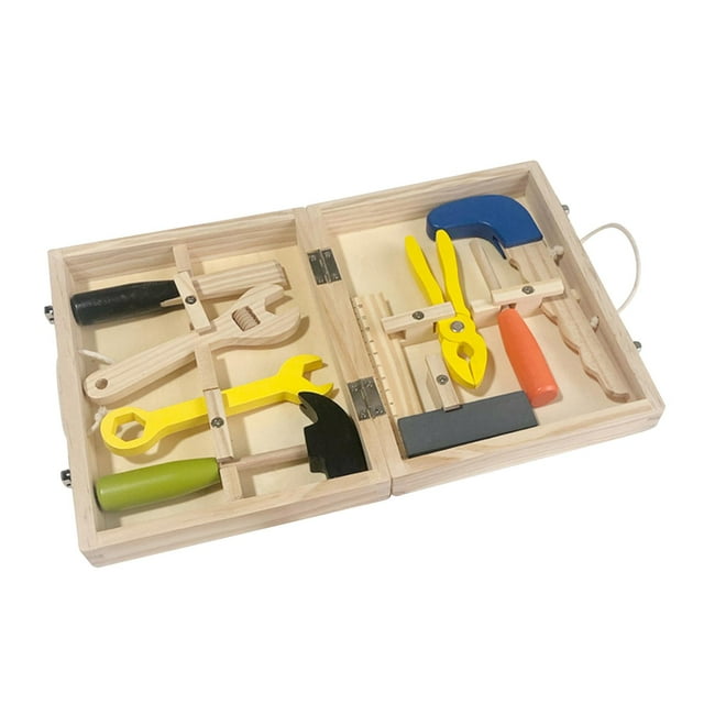 lionlar Boîte à Outils Simulation Jouet Tournevis Kit d'Outils, Boîte à Outils de Réparation pour Enfants