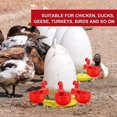 thumbnail image 3 of 6 Pieces Series Chicken Watering Can Automatic Filling Waterer Poultry Drinking Bowl Watering Feeder Cup for Chicken, 3 of 5