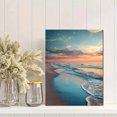 thumbnail image 2 of Qisvanset Sunset Beach Canvas Wall Art 15.75x11.81 Inches, 2 of 8