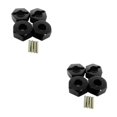 thumbnail image 4 of maskred 4pcs/set 5MM Aluminium Alliage Roue Adaptateur Support pour 1/10 AXIAL SCX10 Durable Aluminium Alliage Roue Adaptateur Noir 2Set, 4 of 6