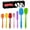 Colorful, variant on Silicone Spatulas 7-Piece Set, Food Grade Silicone Spatulas, 480 °F Heat Resistant, Seamless One Piece Design, Kitchen Utensils Nonstick for for Cooking, Baking and Mixing, Colorful