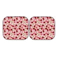 thumbnail image 7 of Goofa Rose Flowers Pattern 2 Piece Car Windshield Sun Shade Foldable | Front Windshield Shade for Sun, Heat and UV Rays | Sunshade for Car Front Window-Small, 7 of 7