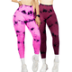 thumbnail image 1 of Set De Dos Leggings Deportivos Tie-Dye Mujer para Yoga y Gym Comodidad y Estilo, 1 of 5
