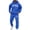 Blue, variant on Track Suits for Men Set Hoodies and Joggers Set Sweatshirt and Sweatpant Casual Outfits with Pockets