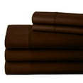 thumbnail image 4 of Split Queen Sheet Set 28" EXTRA DEEP POCKET, 700-Thread-Count 100% Egyptian Cotton 5 PC Chocolate, 4 of 9