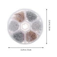 thumbnail image 2 of ifundom 750PCS Anti-corrosion Screw Eye Pin Hooks Assorted Color Iron for DIY Jewelry, 2 of 5
