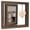 I Love You Reminder, variant on 2nd Anniversary Picture Frame, Holds Two 4x6 Photos, Rustic Wood
