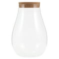 thumbnail image 1 of 1Pack Simple Style Glass And Wood Micro Landscape Terrarium For Home, 1 of 8