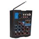thumbnail image 5 of Mezclador De Micrófono, Mesa Mezclador De Sonido USB De Alta Claridad Antena VHF De 4 Canales A Prueba De Polvo Para Transmisión En Vivo, 5 of 8