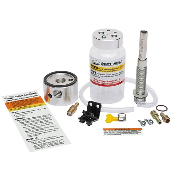 Eastwood Elite QST 30/60 Scroll Air Compressor Automatic Moisture Drain Kit