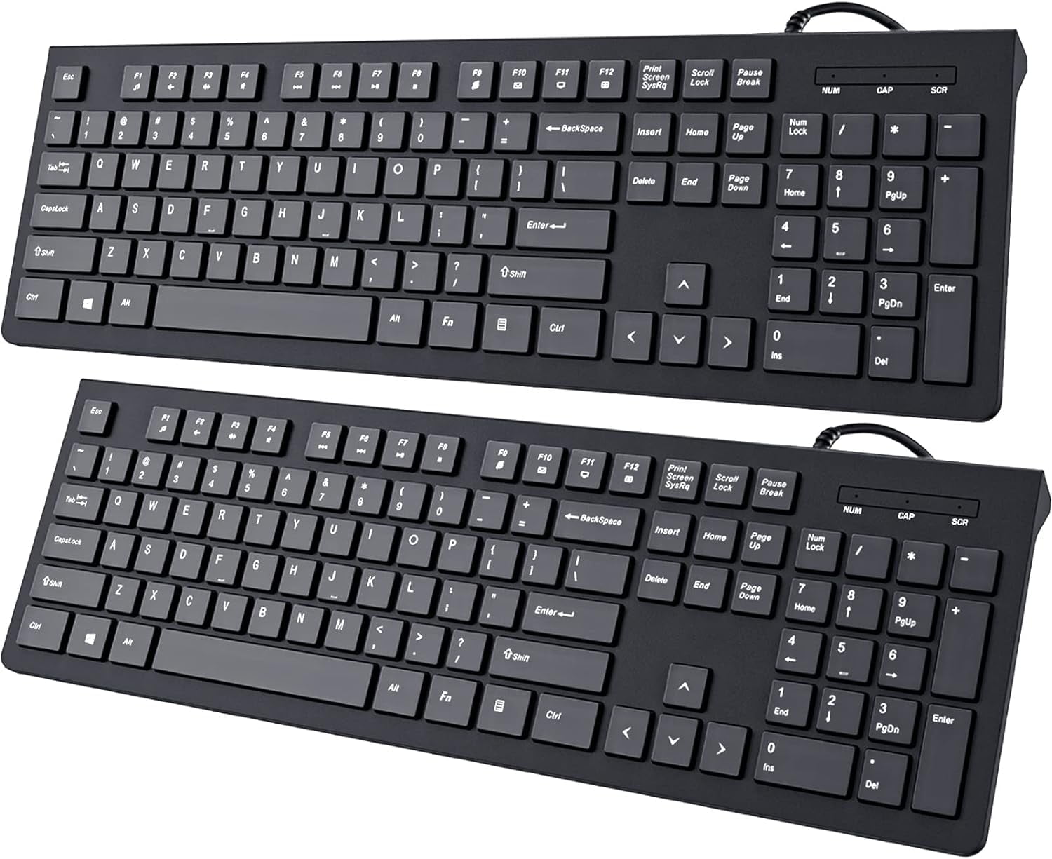 AKB！ Ablenet VisionBoard 2 Large Key USB Wired Keyboard - Black