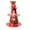 Red, variant on Halloween Decor Desktop Ornament Cupcake Stand Decorations 3 Tier Santa Cake Stand Xmas Dessert Holder Cardboard Dessert Tree Tower for Holiday Seasonal Celebrations and Winter Parties