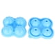 thumbnail image 4 of Molde para cubitos de hielo de 4 orificios, bandeja de molde para hacer bolas de hielo de silicona para suministros de cocina para el hogar, azul cielo, 4 of 14