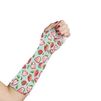 Jiueut Strawberry Arm Cast Cover Arm Cast Decor Cover Hand Cover for Shower After Surgery Cast Cover Size L Arm Adult Arm Cast Sleeve with Thumb Cover Kids Arm Cast Cover
