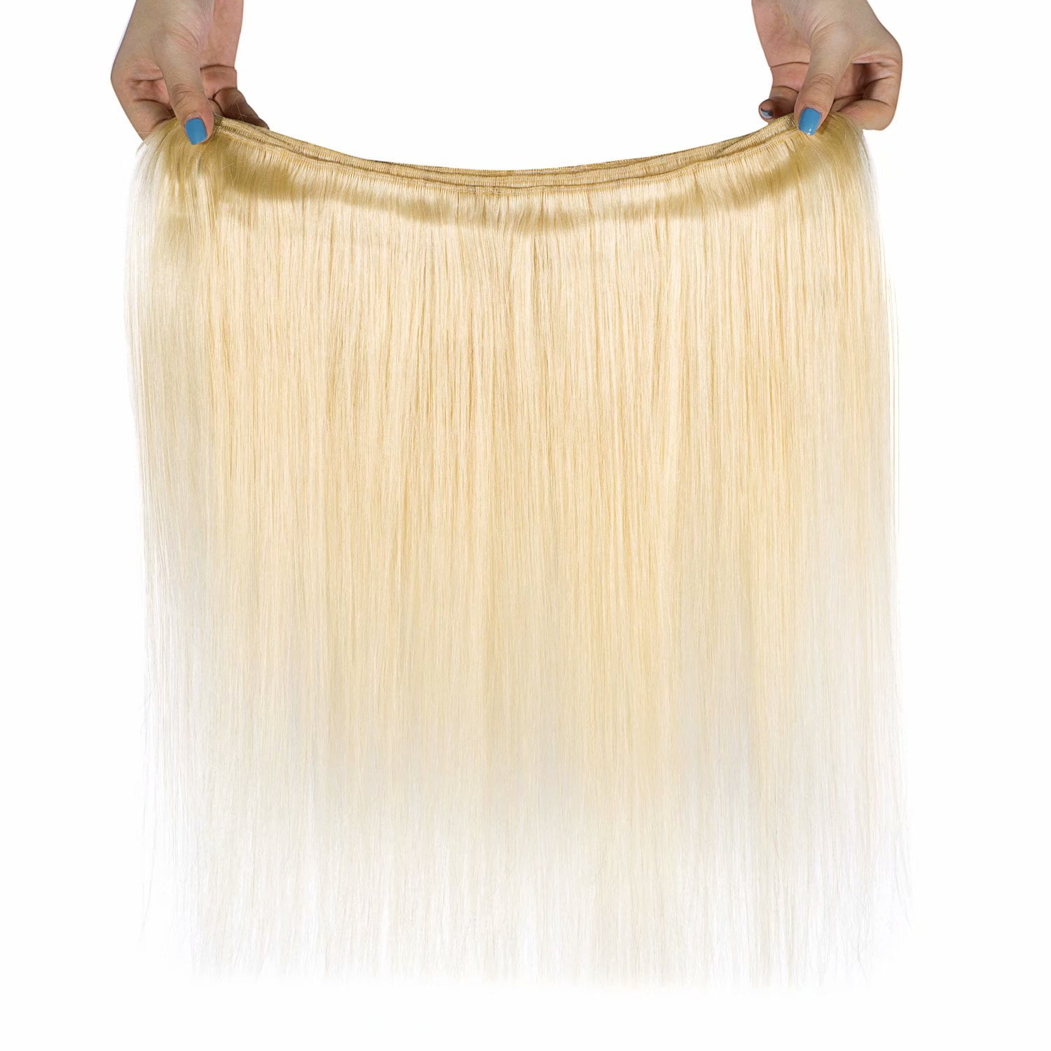 Benehair Brazilian Blonde Human Hair Bundles 100% Virgin Human Hair Bundles Thick Hair Weave Extensions Soft Straight Hair 1 bundle 100g
