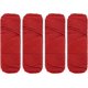 thumbnail image 1 of Hilo de crochet ZHAOCHENG 4 hilos 8 hebras acrílico suave multicolor rojo, 1 of 5