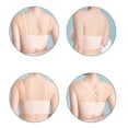thumbnail image 3 of Transpirable sin costuras para mujer Ropa interior sin espalda inalámbrico Hebilla delantera Antideslizante Bandeau Top SG Colco Sujetador sin costuras, 3 of 8