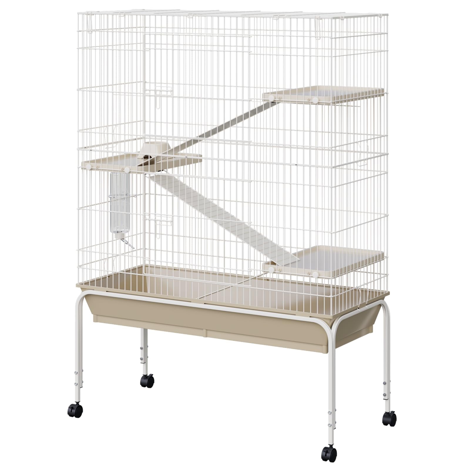 Garvee 40‑Inch Multi‑Level Critter‑Nation Ferret Cage With Ramp Bowl Water Bottle