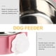 thumbnail image 3 of Comedero para mascotas de acero inoxidable, cuenco de alimentación para colgar, suministros para mascotas para perros y gatos (rosa, tamaño S), 3 of 6