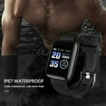 thumbnail image 2 of Reloj inteligente a prueba de agua con pantalla de frecuencia cardíaca y presión arterial, seguimiento de actividad física Smartwatch 116 Plus Pantalla a color Xemadio WMZL-652-1, 2 of 5