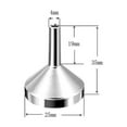 thumbnail image 2 of 1 Set Mini Perfume Funnel Essential Oil Bottle Filing Funnel Perfume Transfer Tool, 2 of 7