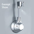 thumbnail image 4 of Holder Shower Head Suction Cup Wall Mounted Bracket Simple Universal Drilling Rack Dismountable Long-Lasting Universal Porcelain White, 4 of 9