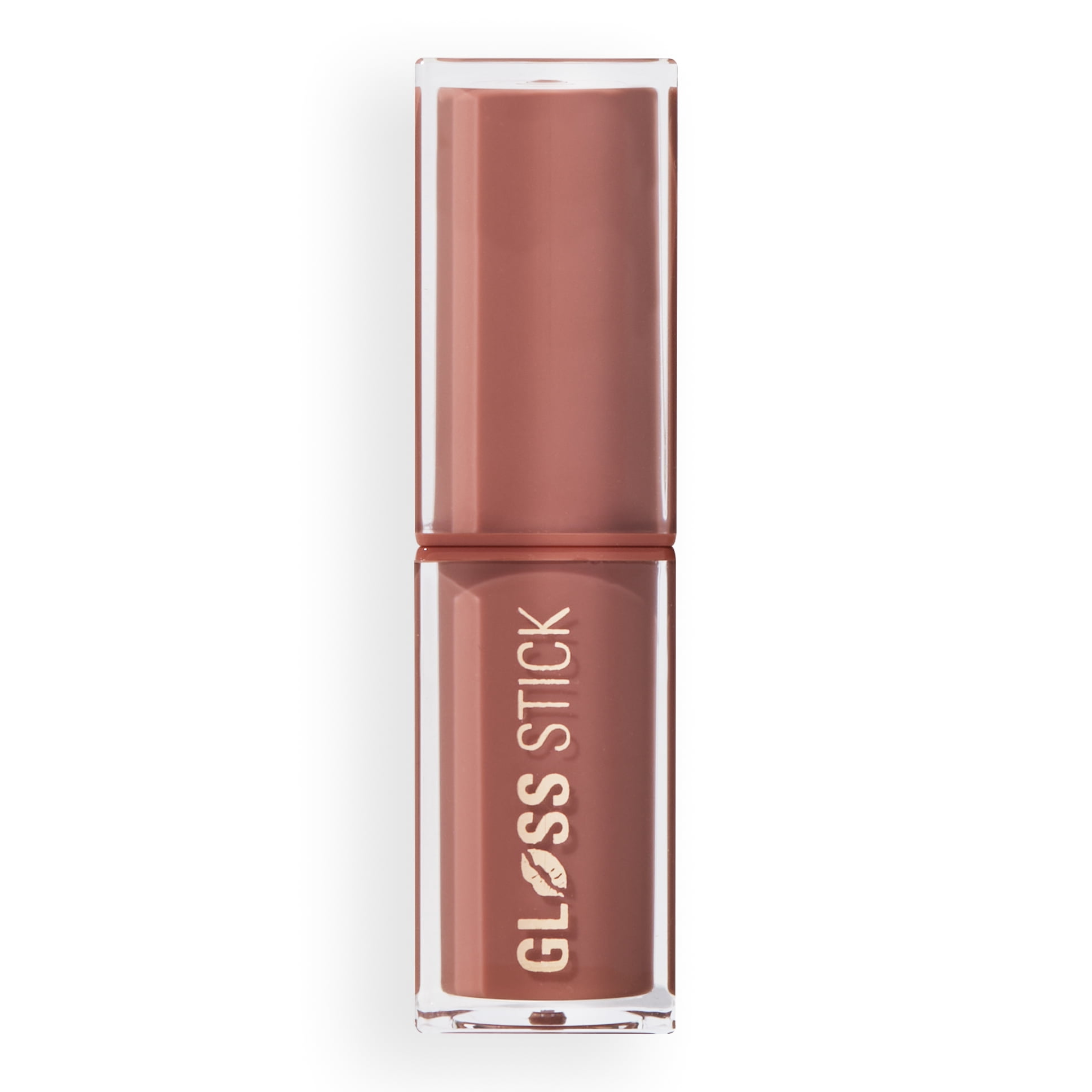 Revolution Pout Lip Gloss Stick with Hyaluronic Acid & Vitamin E, Toffee Nude
