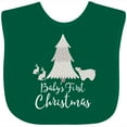 thumbnail image 3 of Inktastic Babys First Christmas Scandinavian Tree Boys or Girls Baby Bib, 3 of 4