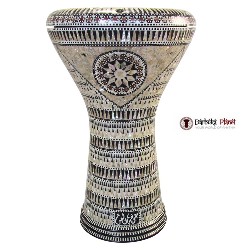 The Egyptian Magnum Gawharet El Fan 17" Mother of Pearl Darbuka