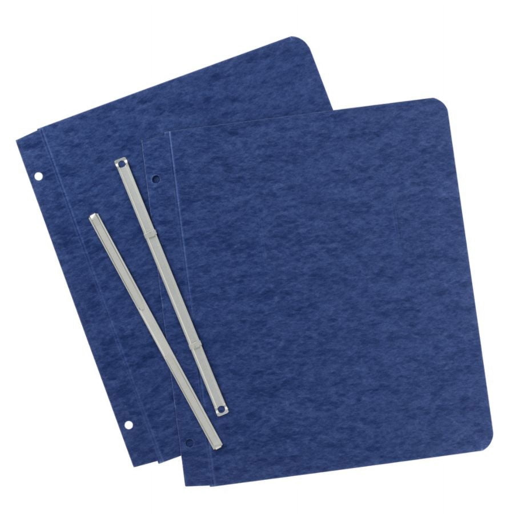 Office Depot Pressboard Side-Bound Report Binders With Fasteners, Dark Blue, 60% Recycled, Pack Of 10, A7025127