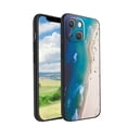 thumbnail image 1 of Compatible with iPhone 13 Phone Case, Blue-Sea-Shore-23 Case Men Women, Flexible Silicone Shockproof Case for iPhone 13, 1 of 1