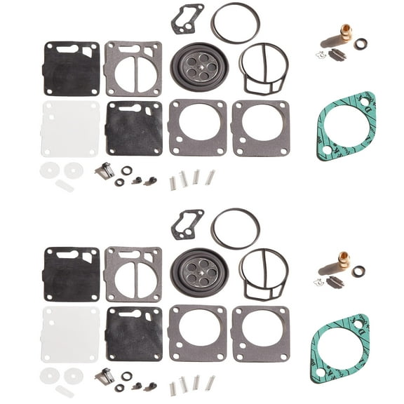 Dual Carb Rebuild Kit With Needle Seat & Base Gaskets Sea Doo HX 95-97