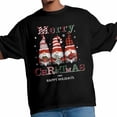 thumbnail image 4 of Camisetas informales de manga corta con diseño de gnomo de Papá Noel para hombre, camisetas gráficas, 4 of 8