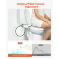 thumbnail image 4 of VEVOR Accessoire de Bidet pour Toilettes Auto-Nettoyant Buses Doubles Pression Réglable, 4 of 9