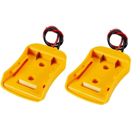 

2Pcs Battery Adapter for 20V Battery 18V Dock Connector 12 Gauge Robotics Wires Connector Conversion