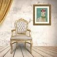 thumbnail image 3 of Fab Funky 20x24 Gold Ornate Wood Framed with Double Matting Museum Art Print Titled - Llama Bohemian 2, 3 of 4