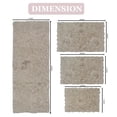 thumbnail image 2 of Home Weavers Bell Flower Collection 100% Cotton Non-Slip Bathroom Rug Set Machine Washable Bathroom Rug, Bath Rug, Bathroom Rug, Runner, Linen Color 4 Piece Bath Rug set, 2 of 9