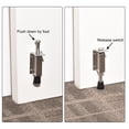 thumbnail image 4 of Unique Bargains 140x40x47mm Spring Loaded Door Stopper Stainless Steel Silver Tone, 4 of 4
