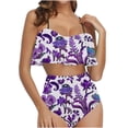 thumbnail image 1 of Ensembles de Bikinis pour Femmes Ensemble de Maillot de Bain Bikini à Volants pour Femmes, 1 of 5