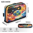 thumbnail image 3 of DIXRUYEE Pencil Case Large Capacity Pencil Bag simple Cosmic Harmony Pattern, 3 of 7