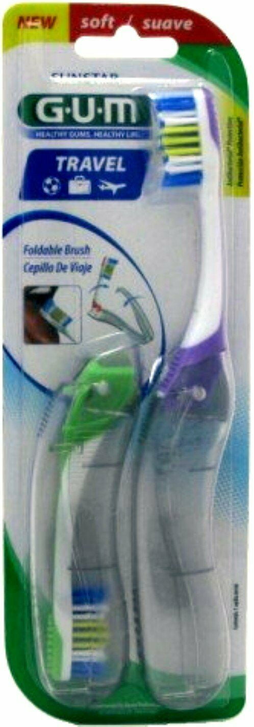 Travel Folding Toothbrush 6 Pack Camping Toothbrush Bulk Medium Bristle 